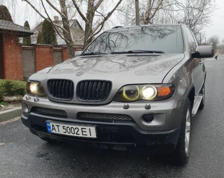 Серый БМВ Х5, объемом двигателя 3 л и пробегом 248 тыс. км за 11500 $, фото 1 на Automoto.ua