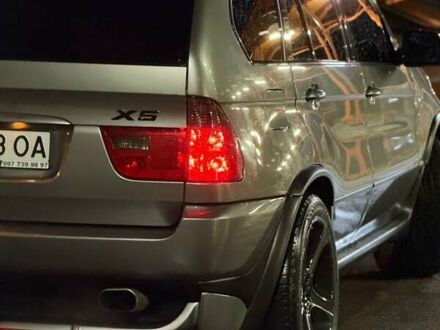 Серый БМВ Х5, объемом двигателя 3 л и пробегом 210 тыс. км за 11500 $, фото 1 на Automoto.ua