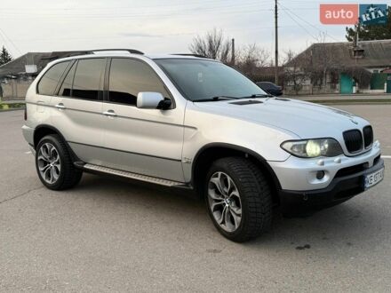Серый БМВ Х5, объемом двигателя 3 л и пробегом 385 тыс. км за 10500 $, фото 1 на Automoto.ua