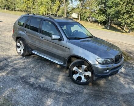 Серый БМВ Х5, объемом двигателя 3 л и пробегом 335 тыс. км за 6000 $, фото 1 на Automoto.ua