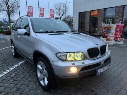 Серый БМВ Х5, объемом двигателя 3 л и пробегом 340 тыс. км за 6358 $, фото 1 на Automoto.ua