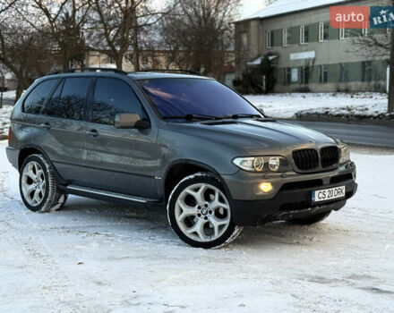 Серый БМВ Х5, объемом двигателя 3 л и пробегом 340 тыс. км за 7700 $, фото 1 на Automoto.ua