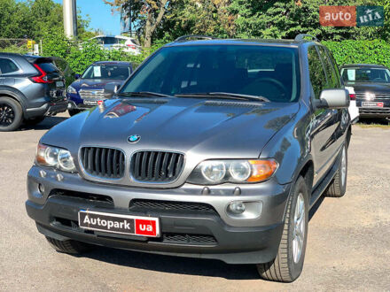 Сірий БМВ Х5, об'ємом двигуна 3 л та пробігом 294 тис. км за 9490 $, фото 1 на Automoto.ua