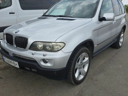 Серый БМВ Х5, объемом двигателя 3 л и пробегом 405 тыс. км за 8700 $, фото 1 на Automoto.ua