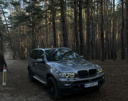 Серый БМВ Х5, объемом двигателя 3 л и пробегом 219 тыс. км за 6000 $, фото 1 на Automoto.ua