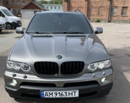 Серый БМВ Х5, объемом двигателя 3 л и пробегом 400 тыс. км за 10499 $, фото 1 на Automoto.ua