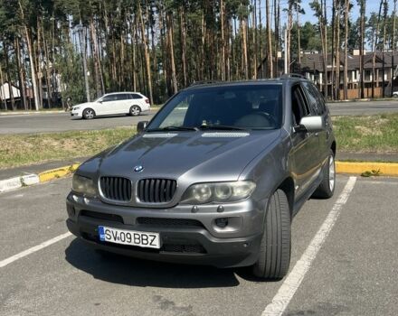 Серый БМВ Х5, объемом двигателя 3 л и пробегом 370 тыс. км за 5500 $, фото 1 на Automoto.ua
