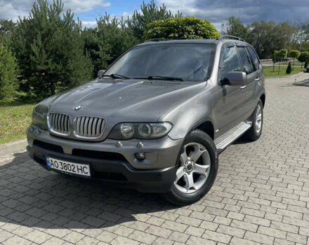 Серый БМВ Х5, объемом двигателя 3 л и пробегом 443 тыс. км за 10900 $, фото 1 на Automoto.ua