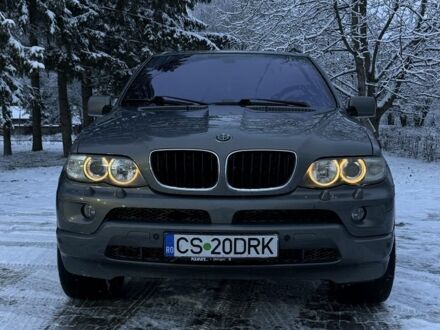 Серый БМВ Х5, объемом двигателя 3 л и пробегом 340 тыс. км за 7700 $, фото 1 на Automoto.ua