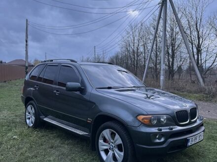 Серый БМВ Х5, объемом двигателя 3 л и пробегом 373 тыс. км за 6400 $, фото 1 на Automoto.ua