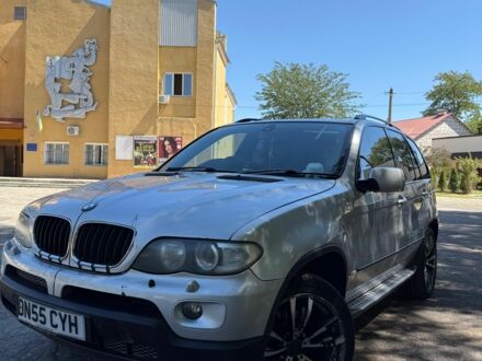 Серый БМВ Х5, объемом двигателя 3 л и пробегом 191 тыс. км за 4900 $, фото 1 на Automoto.ua