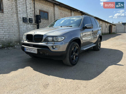 Сірий БМВ Х5, об'ємом двигуна 3 л та пробігом 343 тис. км за 13500 $, фото 1 на Automoto.ua