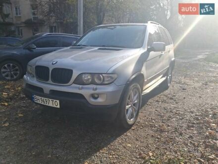 Серый БМВ Х5, объемом двигателя 3 л и пробегом 252 тыс. км за 12800 $, фото 1 на Automoto.ua