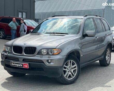 Серый БМВ Х5, объемом двигателя 3 л и пробегом 378 тыс. км за 12690 $, фото 1 на Automoto.ua