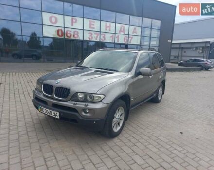 Серый БМВ Х5, объемом двигателя 3 л и пробегом 320 тыс. км за 8450 $, фото 1 на Automoto.ua