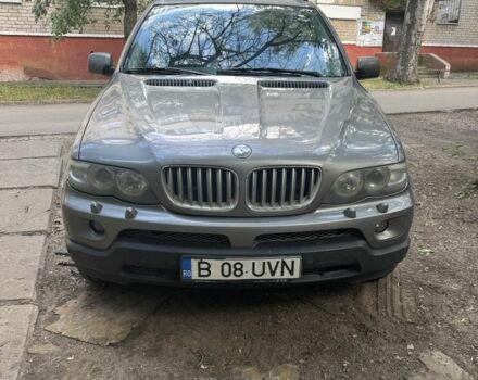 Серый БМВ Х5, объемом двигателя 3 л и пробегом 111 тыс. км за 5200 $, фото 1 на Automoto.ua