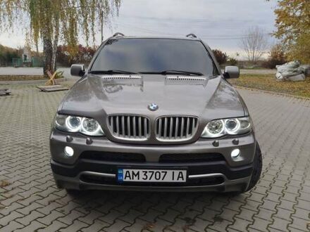 Серый БМВ Х5, объемом двигателя 3 л и пробегом 336 тыс. км за 13000 $, фото 1 на Automoto.ua