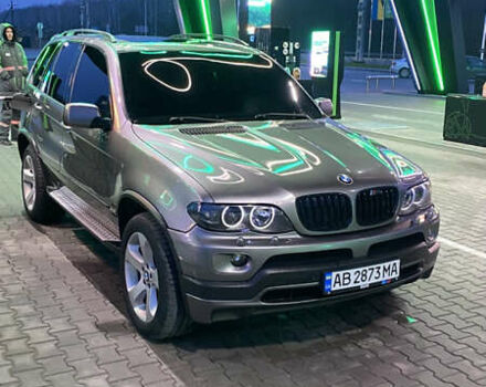 Серый БМВ Х5, объемом двигателя 3 л и пробегом 378 тыс. км за 16000 $, фото 1 на Automoto.ua