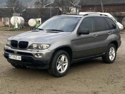 Серый БМВ Х5, объемом двигателя 3 л и пробегом 380 тыс. км за 4600 $, фото 1 на Automoto.ua