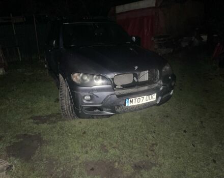 Серый БМВ Х5, объемом двигателя 3 л и пробегом 200 тыс. км за 4500 $, фото 1 на Automoto.ua