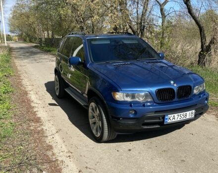 Синий БМВ Х5, объемом двигателя 4.4 л и пробегом 3 тыс. км за 8500 $, фото 1 на Automoto.ua