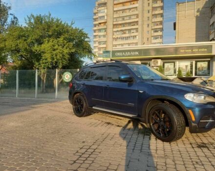 Синий БМВ Х5, объемом двигателя 3 л и пробегом 225 тыс. км за 12500 $, фото 1 на Automoto.ua