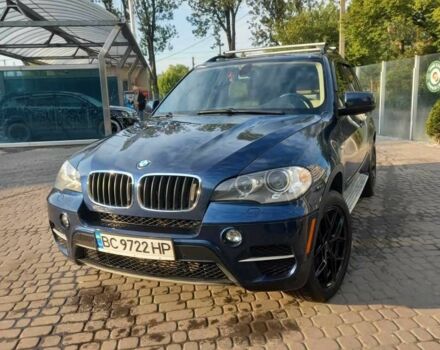 Синий БМВ Х5, объемом двигателя 3 л и пробегом 225 тыс. км за 12500 $, фото 2 на Automoto.ua