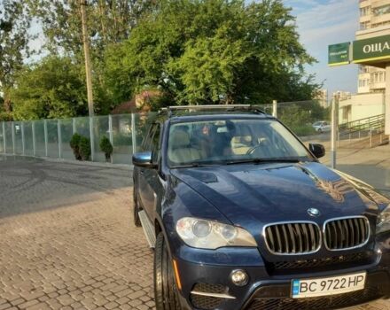 Синий БМВ Х5, объемом двигателя 3 л и пробегом 225 тыс. км за 12500 $, фото 3 на Automoto.ua