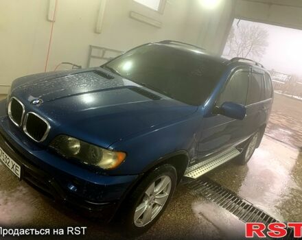 Синий БМВ Х5, объемом двигателя 3 л и пробегом 368 тыс. км за 10500 $, фото 2 на Automoto.ua