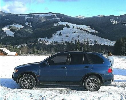 Синий БМВ Х5, объемом двигателя 3 л и пробегом 400 тыс. км за 7500 $, фото 23 на Automoto.ua