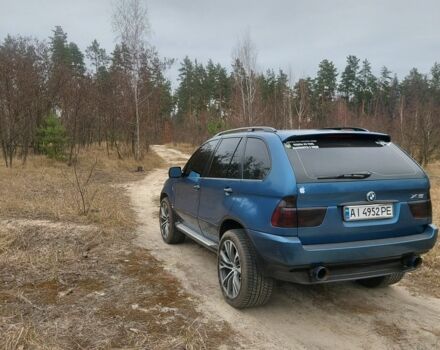 Синий БМВ Х5, объемом двигателя 3 л и пробегом 370 тыс. км за 7600 $, фото 3 на Automoto.ua