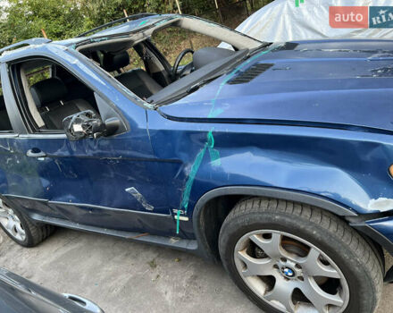 Синий БМВ Х5, объемом двигателя 3 л и пробегом 10 тыс. км за 5100 $, фото 2 на Automoto.ua