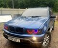 Синий БМВ Х5, объемом двигателя 3 л и пробегом 383 тыс. км за 8250 $, фото 1 на Automoto.ua