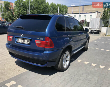 Синий БМВ Х5, объемом двигателя 3 л и пробегом 305 тыс. км за 9000 $, фото 2 на Automoto.ua