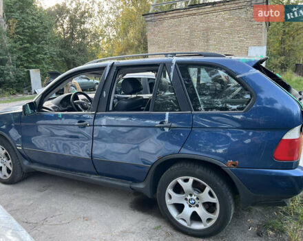 Синий БМВ Х5, объемом двигателя 3 л и пробегом 10 тыс. км за 5100 $, фото 4 на Automoto.ua