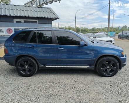 Синий БМВ Х5, объемом двигателя 4.4 л и пробегом 383 тыс. км за 7500 $, фото 3 на Automoto.ua