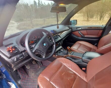 Синий БМВ Х5, объемом двигателя 3 л и пробегом 370 тыс. км за 7600 $, фото 4 на Automoto.ua