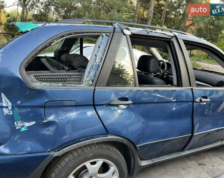 Синий БМВ Х5, объемом двигателя 3 л и пробегом 10 тыс. км за 5100 $, фото 3 на Automoto.ua