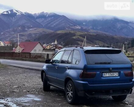 Синий БМВ Х5, объемом двигателя 3 л и пробегом 400 тыс. км за 7500 $, фото 2 на Automoto.ua