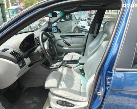 Синий БМВ Х5, объемом двигателя 4.4 л и пробегом 383 тыс. км за 7500 $, фото 8 на Automoto.ua