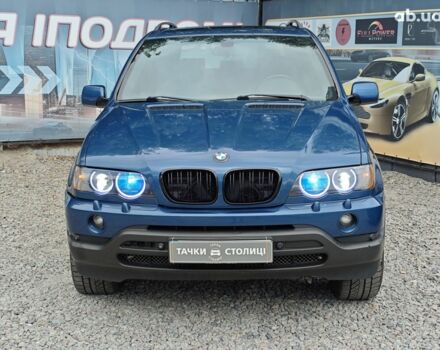 Синий БМВ Х5, объемом двигателя 4.4 л и пробегом 383 тыс. км за 7500 $, фото 1 на Automoto.ua