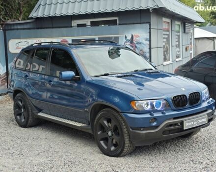 Синий БМВ Х5, объемом двигателя 4.4 л и пробегом 383 тыс. км за 7500 $, фото 2 на Automoto.ua
