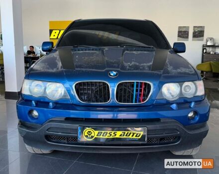 Синий БМВ Х5, объемом двигателя 3 л и пробегом 300 тыс. км за 8500 $, фото 1 на Automoto.ua