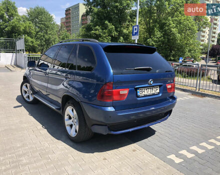 Синий БМВ Х5, объемом двигателя 3 л и пробегом 305 тыс. км за 9000 $, фото 4 на Automoto.ua