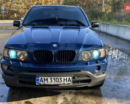 Синій БМВ Х5, об'ємом двигуна 4.4 л та пробігом 259 тис. км за 10000 $, фото 3 на Automoto.ua