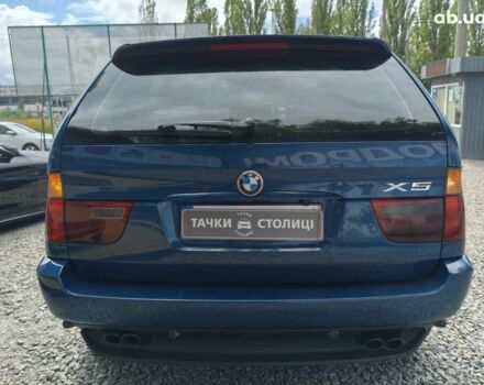 Синий БМВ Х5, объемом двигателя 4.4 л и пробегом 383 тыс. км за 7500 $, фото 6 на Automoto.ua