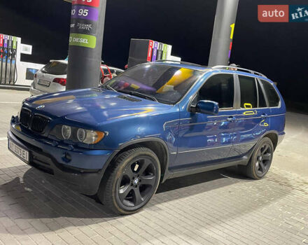 Синий БМВ Х5, объемом двигателя 3 л и пробегом 286 тыс. км за 9500 $, фото 2 на Automoto.ua