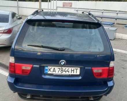 Синий БМВ Х5, объемом двигателя 3 л и пробегом 173 тыс. км за 8800 $, фото 1 на Automoto.ua