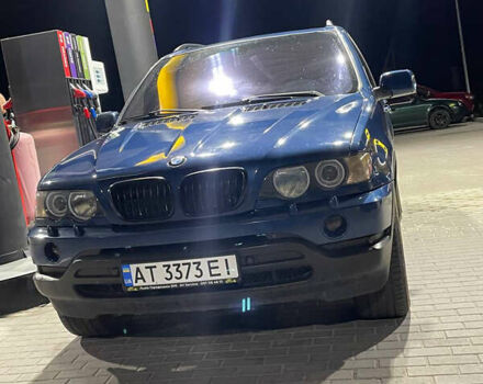 Синий БМВ Х5, объемом двигателя 3 л и пробегом 286 тыс. км за 9500 $, фото 1 на Automoto.ua