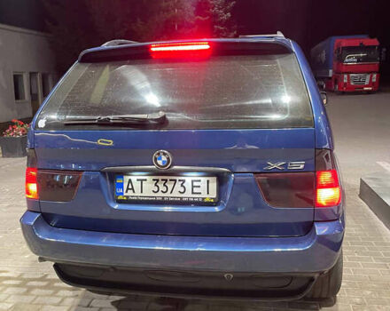 Синий БМВ Х5, объемом двигателя 3 л и пробегом 286 тыс. км за 9500 $, фото 4 на Automoto.ua
